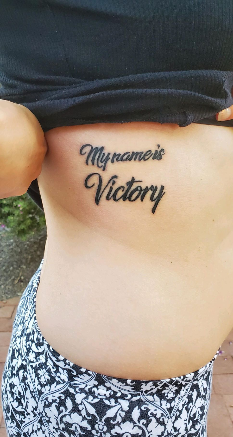 My Name Is Victory tattoo